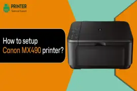 setup Canon MX490 printer