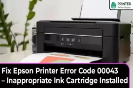 Fix Epson Printer Error Code 00043 – Inappropriate Ink Cartridge Installed
