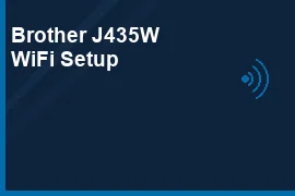 How to Connect Brother MFC J435W to WiFi