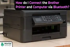 How do I Connect the Brother Printer and Computer via Bluetooth?