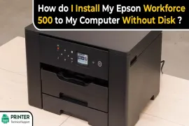 How do I Install My Epson Workforce 500 to My Computer Without Disk