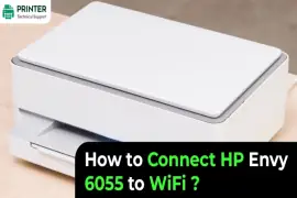 how to connect hp envy 6055 to wifi