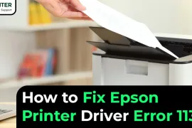 How to Fix Epson Printer Driver Error 1131?