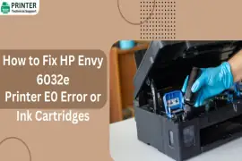 How to Fix HP Envy 6032e Printer E0 Error or Ink Cartridges