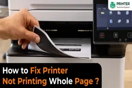 How to Fix Printer Not Printing Whole Page?