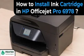 How to Install Ink Cartridge in HP Officejet Pro 6978