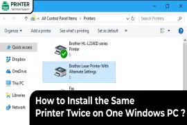 How to Install the Same Printer Twice on One Windows PC?