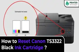 How to Reset Canon TS3322 Black Ink Cartridge?