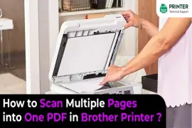 How to Scan Multiple Pages into One PDF in Brother Printer?