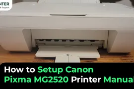 How to Setup Canon Pixma MG2520 Printer Manually?