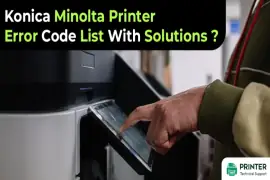 Konica Minolta Printer Error Codes List With Solutions