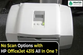 No Scan Options with HP OfficeJet 4315 All In One
