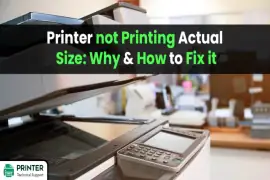 Printer not Printing Actual Size: Why & How to Fix it