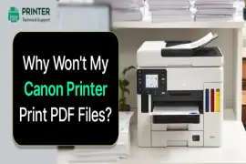 won't my canon printer print pdf files