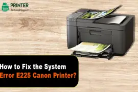system error e225 canon printer