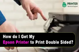 get my epson printer to print double sided