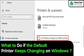 What to Do if the Default Printer Keeps Changing on Windows