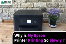 why is my epson printer printing so slow all of a sudden
