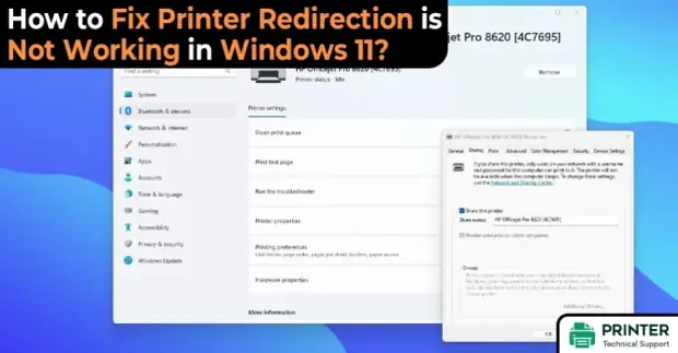 How to Fix Printer Redirection is Not Working in Windows 11?