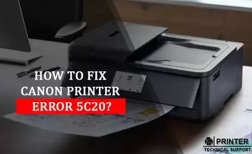 Fix Canon Printer Error 5c20