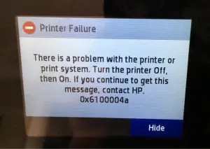 How to Fix HP Printer Error 0x6100004a