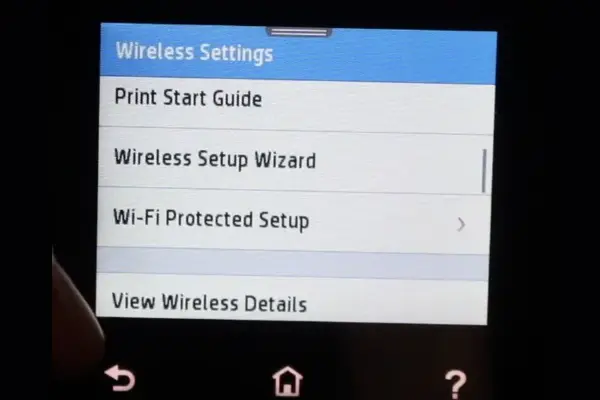 where to find wps pin on hp printer