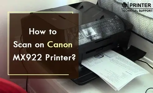 Scan on Canon MX922 Printer