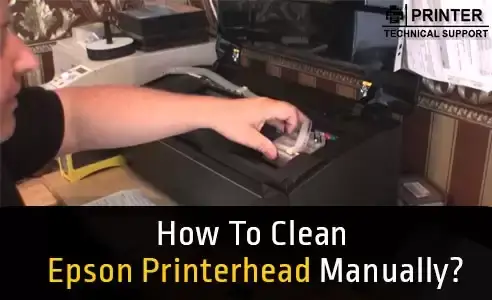 clean Epson printerhead manually