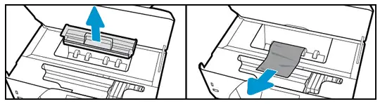 hp printer paper jam error