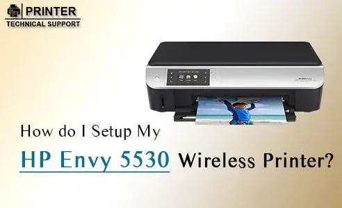 hp envy 5530 wireless setup