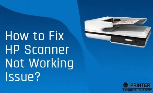 hp scanner not working