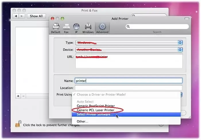 how to connect samsung printer to mac