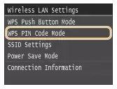where is the wps pin on my canon printer